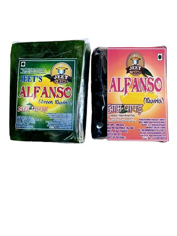 Alphanso Combo Aam Papad (Black Khatta & Green Khatta)