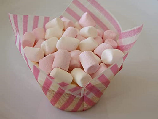 JEET BY KSHS Marshmallows Pure Veg - 80 Pieces, Strawberry & Vanilla Flavour, Mini Shape Candy