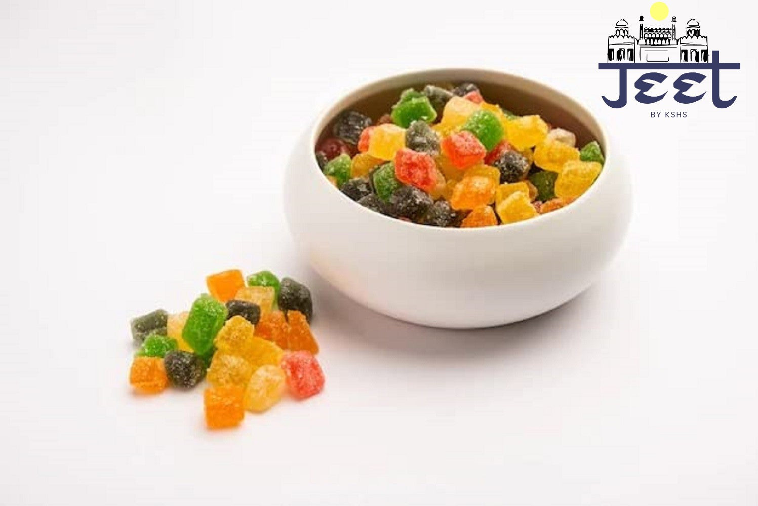 Mixed Fruit Jelly Cubes