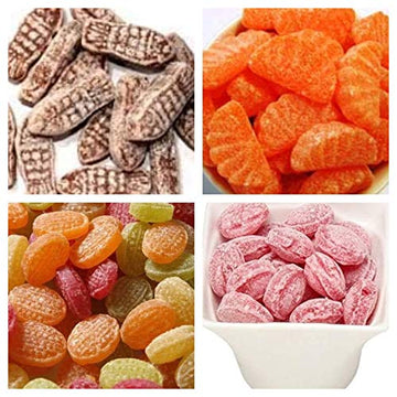 Indian desi Sweet Tofees(Pack of 4, Paan+Mixfruit+Orange+Masala)200gms Each