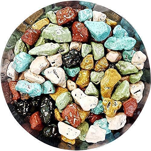 Rock Candy, Stone Candy, Milk Stone Chocolate, Rock Shape Chocolate (Choco Rocks) Jar Pack