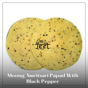 Moong Amritsari Papad Mixed With Black Pepper