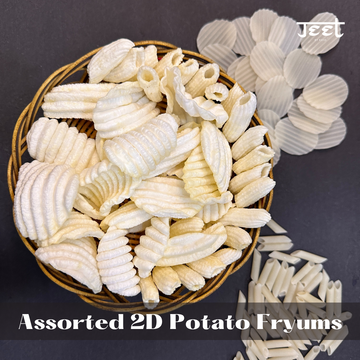 Assorted 2D Potato Fryums