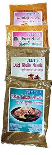 Ready To Use Masala, Chatori Delhi ( PAV BHAJI ,MATAR KULCHA, DHAHI BHALLA, BHEL PURI) Pack of 4