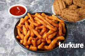 Corn Kurkure Shaped(ready to fry) with Tomato Seasoning